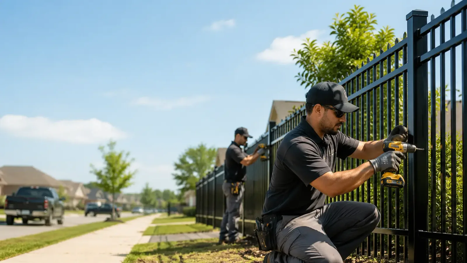 Metal Fence Installation in Moore, SC